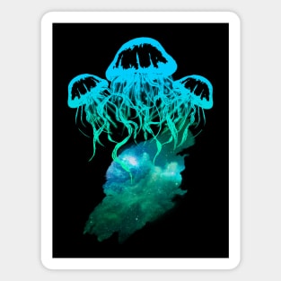 Fantasy Jellyfish - Green Magnet